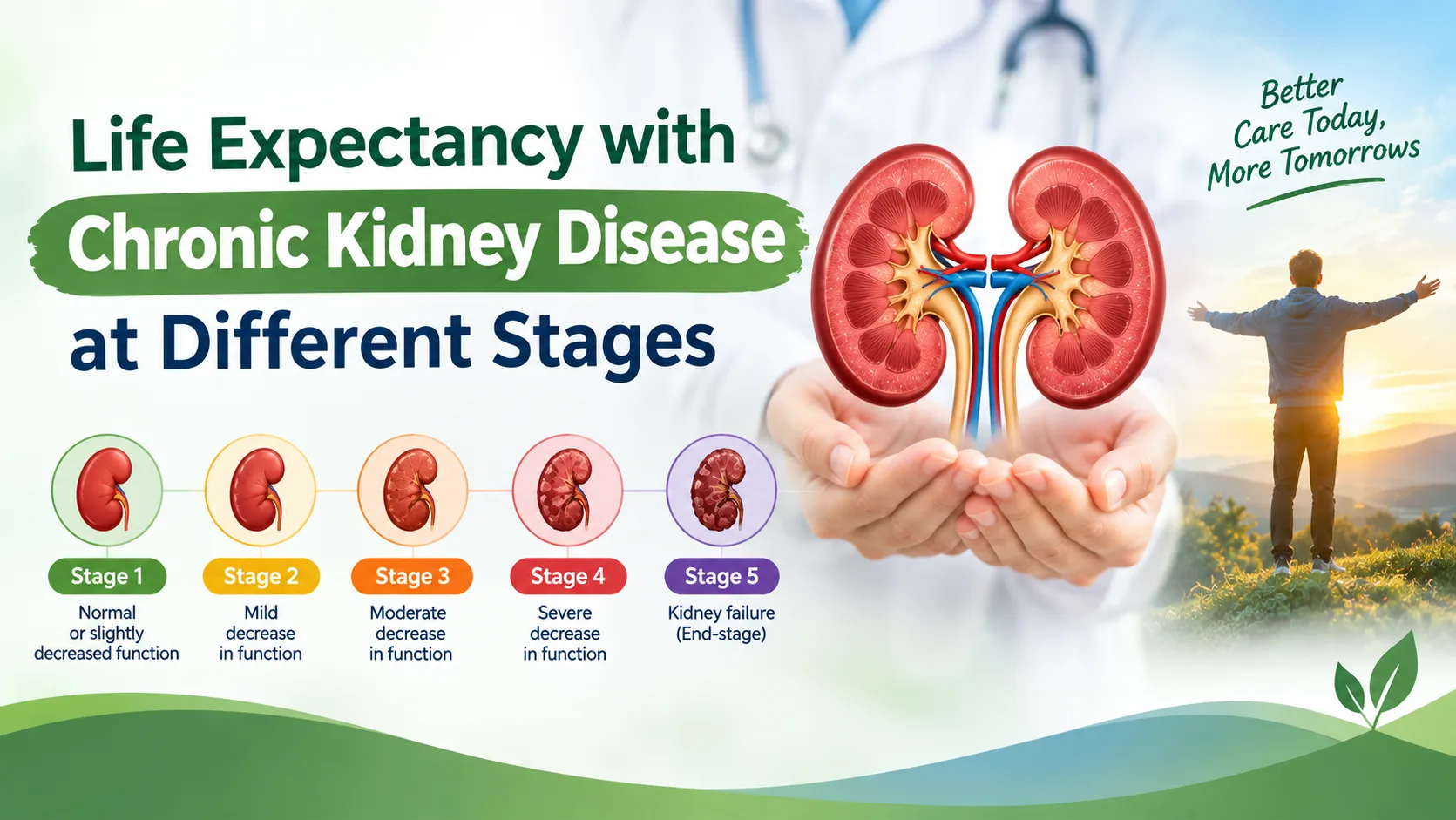 Life Expectancy with Chronic Kidney Disease at Different Stages